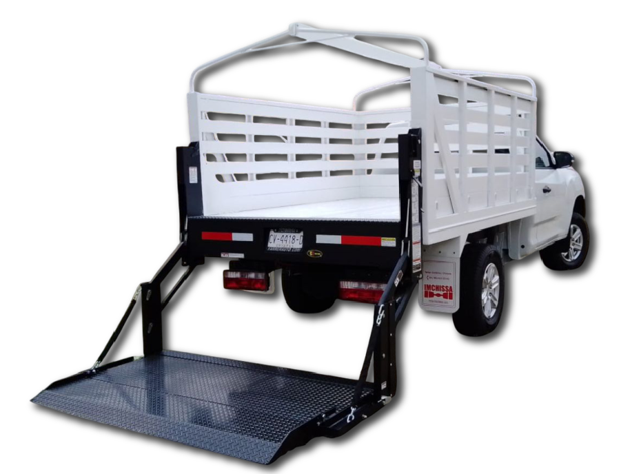 Sistema de elevación hidráulica Maxon instalado en carrocería IMCHISSA